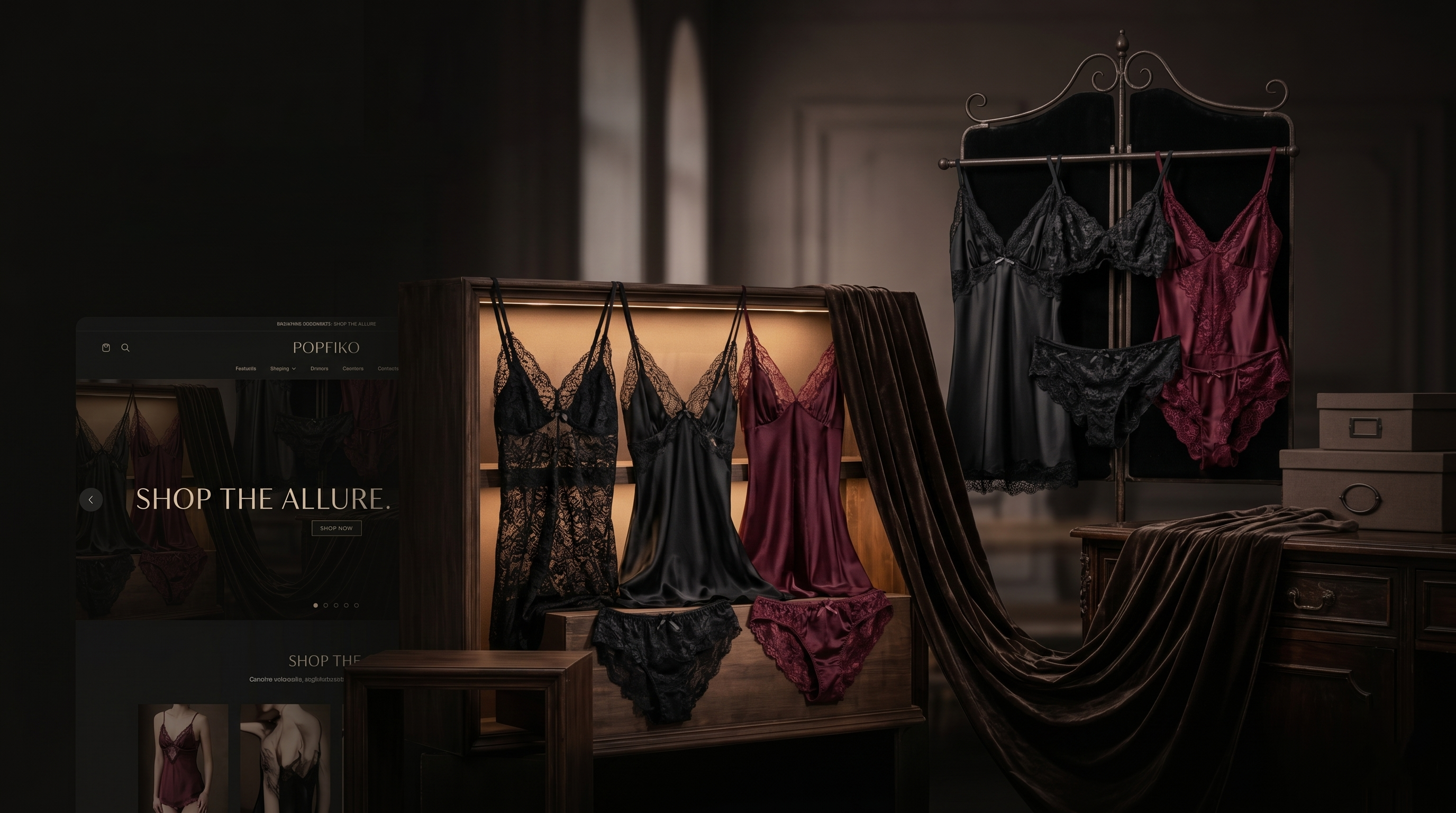 Private wardrobe.